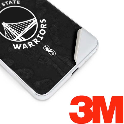 NBA Golden State Warriors Black Animal Print Google Pixel 3 Skin